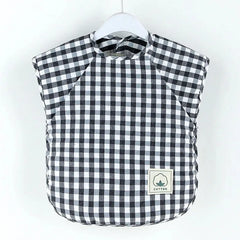 Bavoir mangeant pour bébé, tablier imperméable sans manches, salopette alimentaire, peinture en argile faite à la main, vêtements de travail pour filles et garçons, tissus à roter