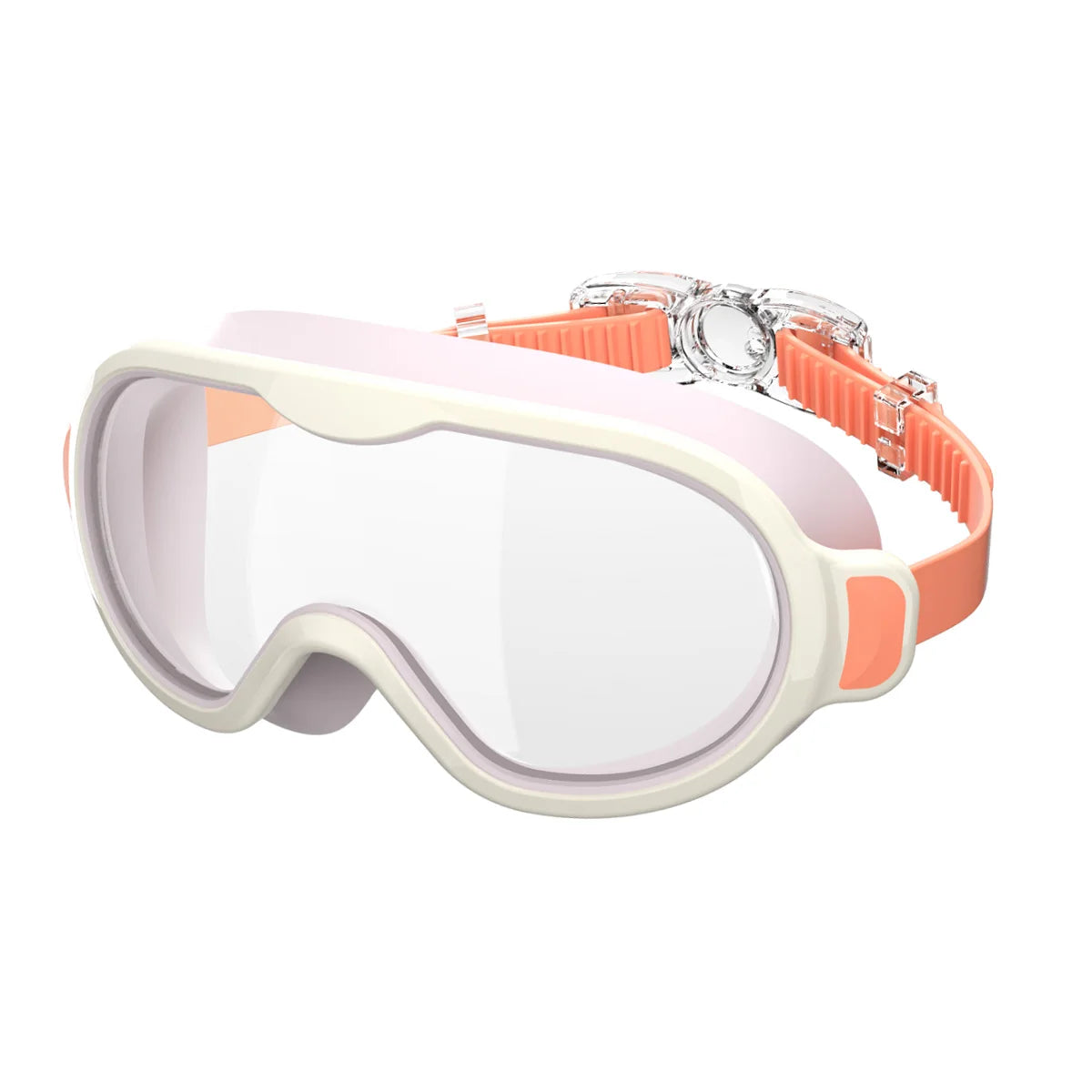 Lunettes de natation pour enfants, grand cadre, sans fuite, étanche, vue large, Vision claire, Anti-buée, Anti-UV, réglable rapide, pour enfants de 3 à 15 ans