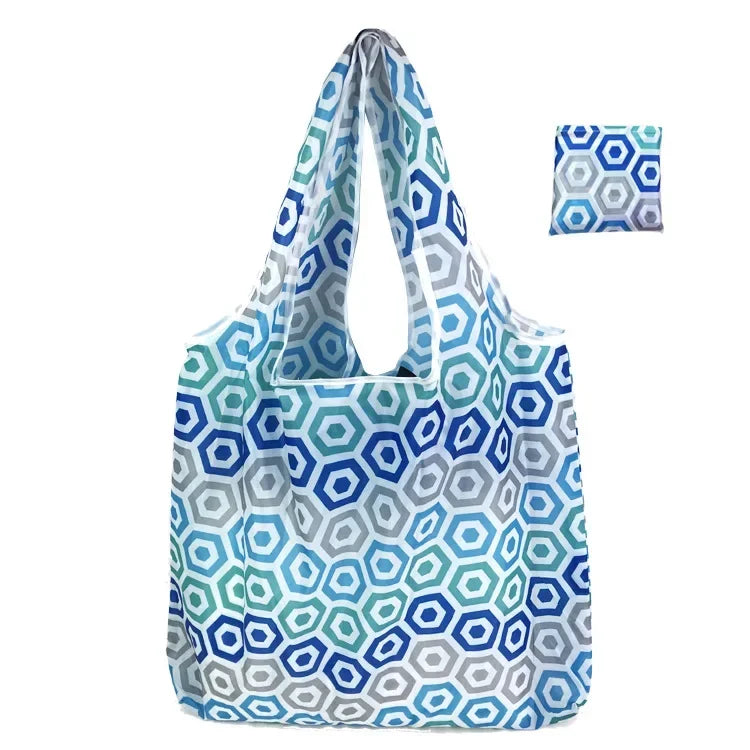 Grand Sac de Courses Réutilisable pour Femme, Fourre-Tout Pliant, Écologique, Réutilisable, Mallette d'Épicerie, Sacs à Main de Rangement