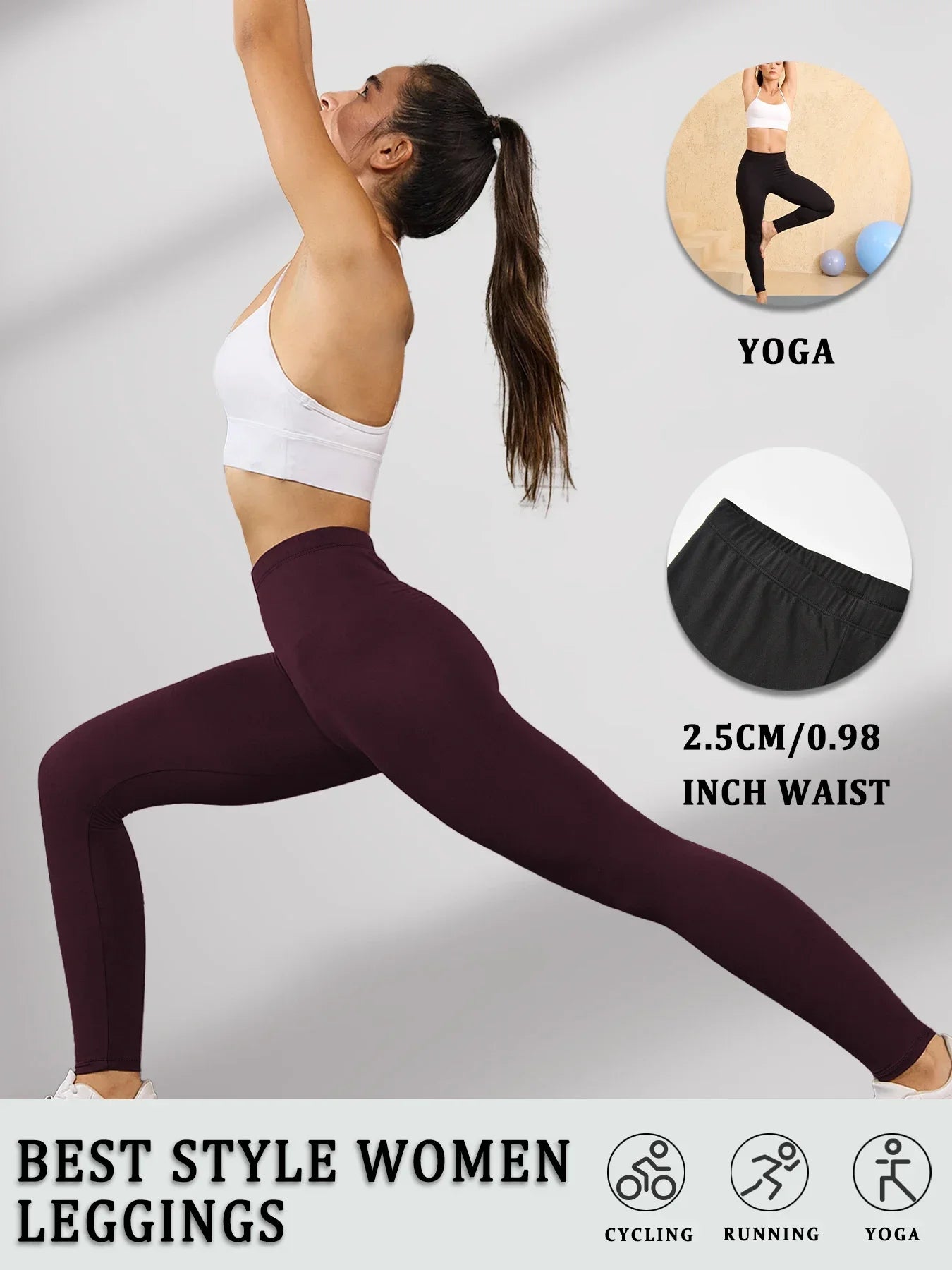 Leggings Super doux pour femmes, haute élasticité, pas transparent, entraînement, Yoga, course à pied, athlétique, Push-Up, gymnastique, longs, Fitness