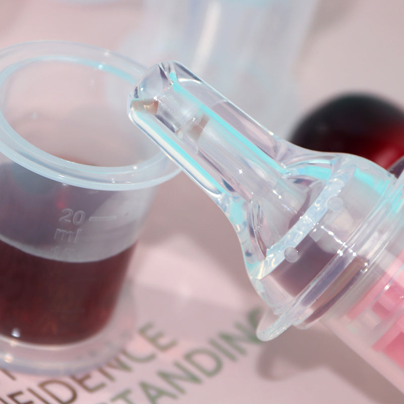Mangeoire à sucette pour bébé, distributeur de médicaments liquides pour bébé, mangeoire à aiguilles en Silicone Anti-étouffement, mangeoire à eau, avec tasse de mesure de 20ml