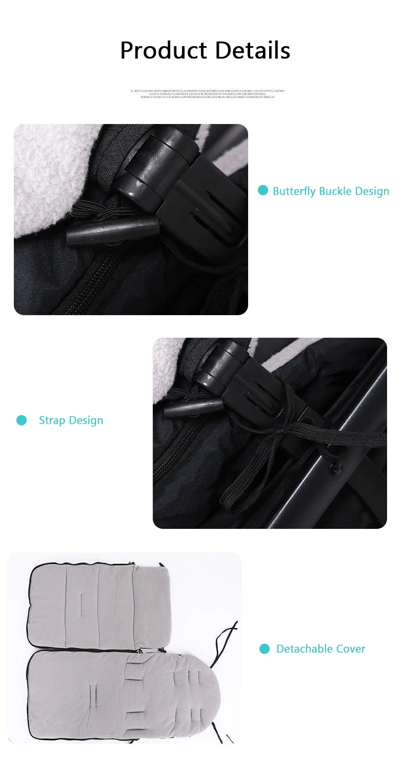 Accessoires de poussette pour bébé, couches en coton, coussin à langer, siège/Buggy/voiture, tapis général pour nouveau-né, couverture pour chancelière