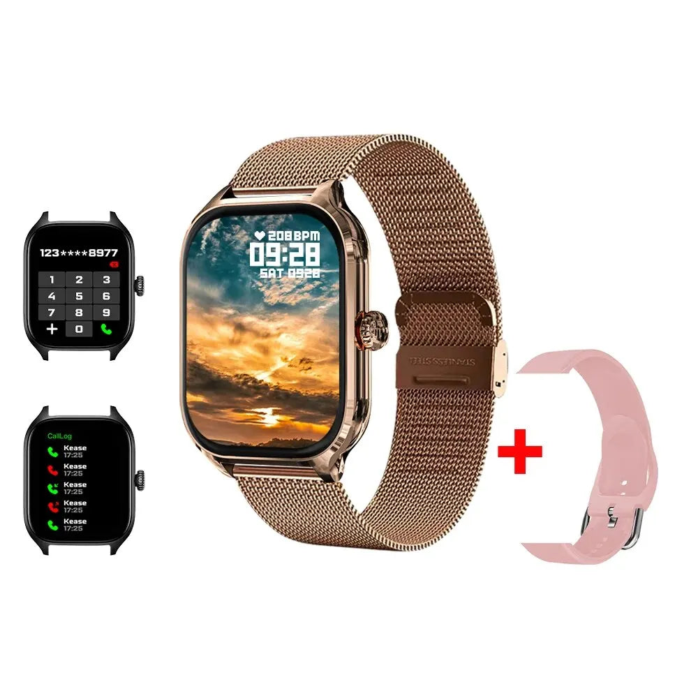 H9 nouvelle montre intelligente 2.01 pouces HD affichage réponse faire appel Message vue Modes de Sport bricolage cadran prévisions météorologiques pour hommes femmes