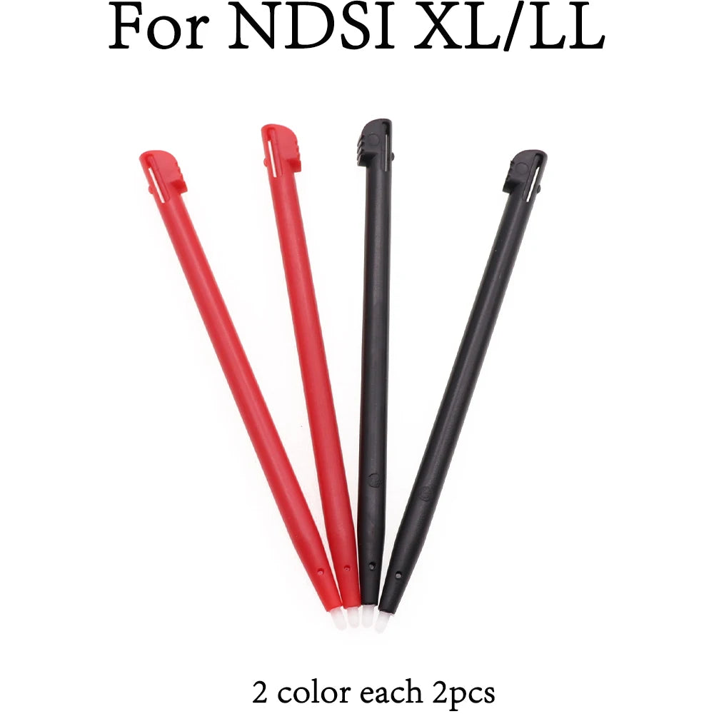 Plastic and metal touchscreen stylus, 1 set, for game consoles, compatible with Nintendo DS, Nintendo DS, Wii U, 2DS, 3DS XL, New 3DS XL, New 2DS XL