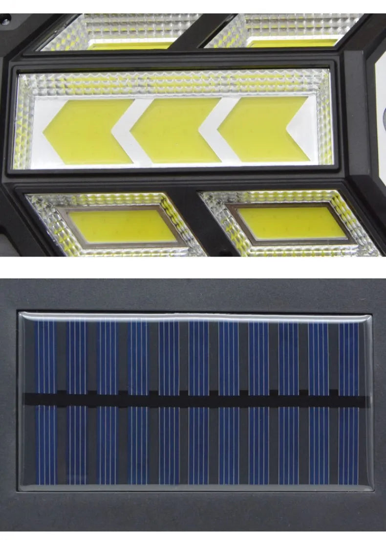 The latest solar LED light, 9900LM, outdoor solar motion sensor lamp, 4 modes, IP65 waterproof, solar garden light, street/courtyard lantern
