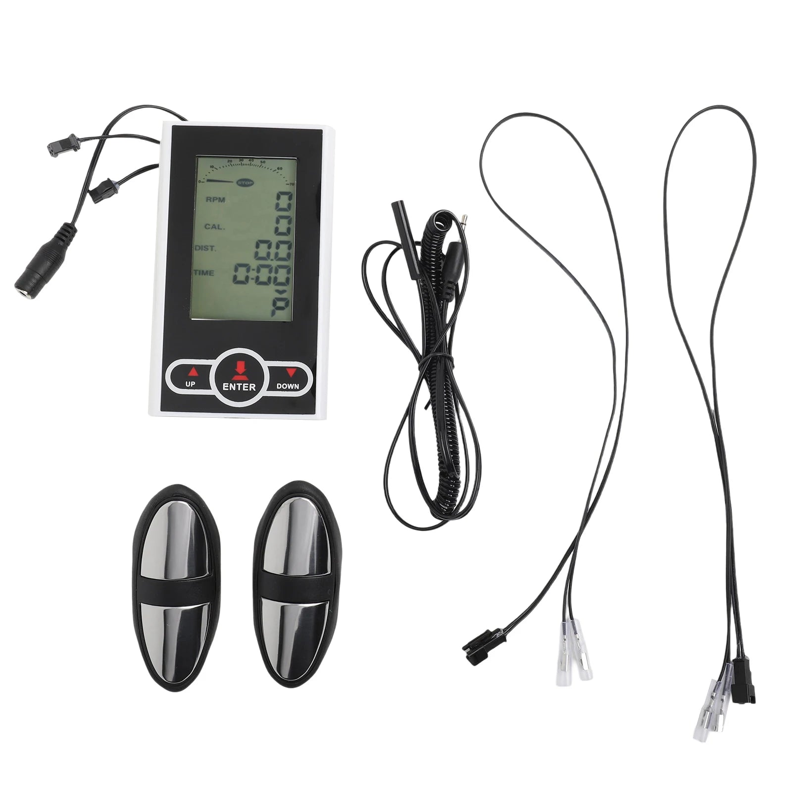 Moniteur de vélo d'exercice, compteur de vitesse, vélo stationnaire, entraîneur elliptique, affichage, équipement de gymnastique, accessoires
