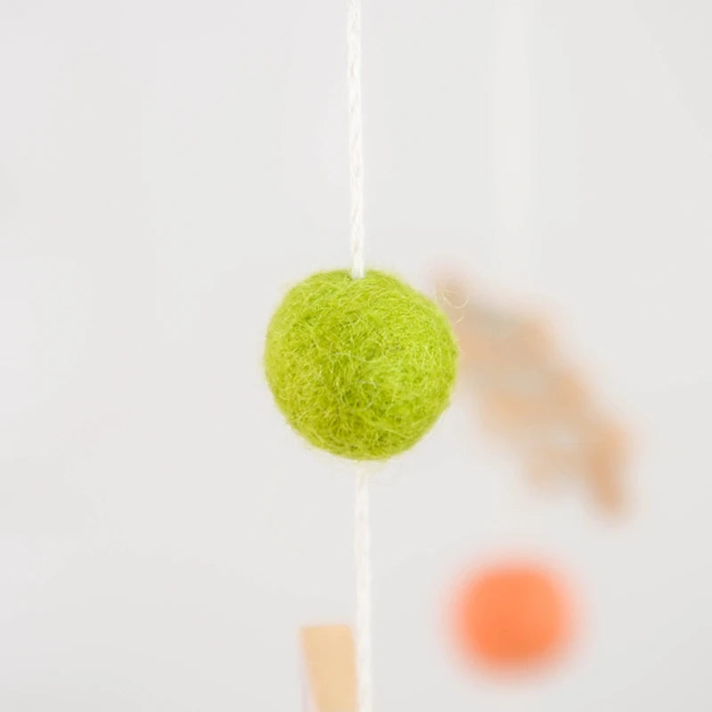 Hochets pour nouveau-né de 0 à 12 mois, jouets en feutre doux, cloche de lit de baleine, berceau Mobile suspendu, carrousel Musical, jouet pour garçons et filles, cadeau