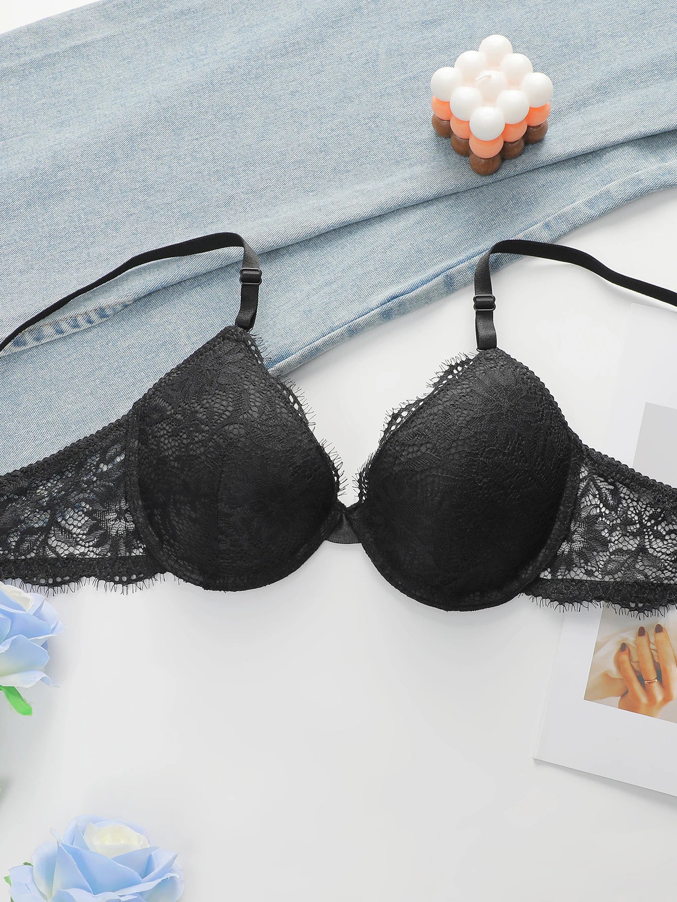 Soutien-gorge et sous-vêtements deux pièces Push Up en dentelle pour femmes, Simple et Sexy, de haute qualité, A3107