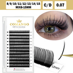 CoMango Qualité 5D Fée Fleur Flora Cils Préfabriqués Fans Cils Individuels Extension Maquillage Naturel Doux Fournisseur En Gros