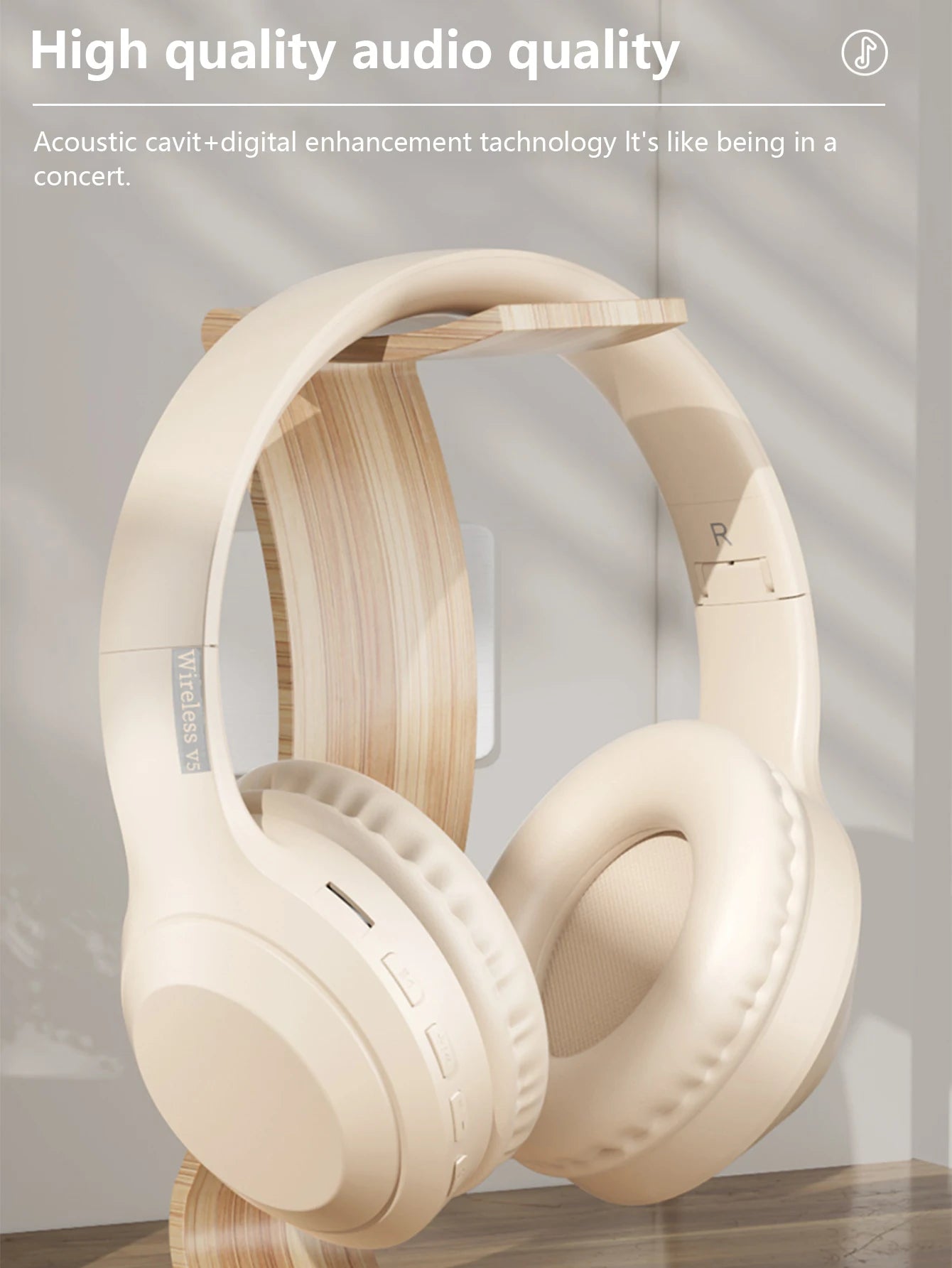 Casque casque sans fil Bluetooth, Jerry 5.0, longue portée, casque sans fil pour jeux de jeu, faible latence