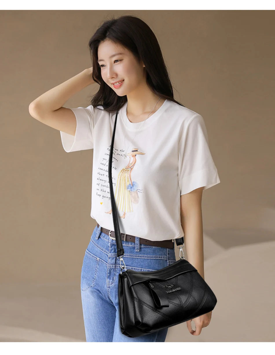 Haute qualité femmes Sac à bandoulière en cuir sacs à Main de luxe femmes sacs concepteur épaule sacs à bandoulière pour femmes Sac A Main 2025