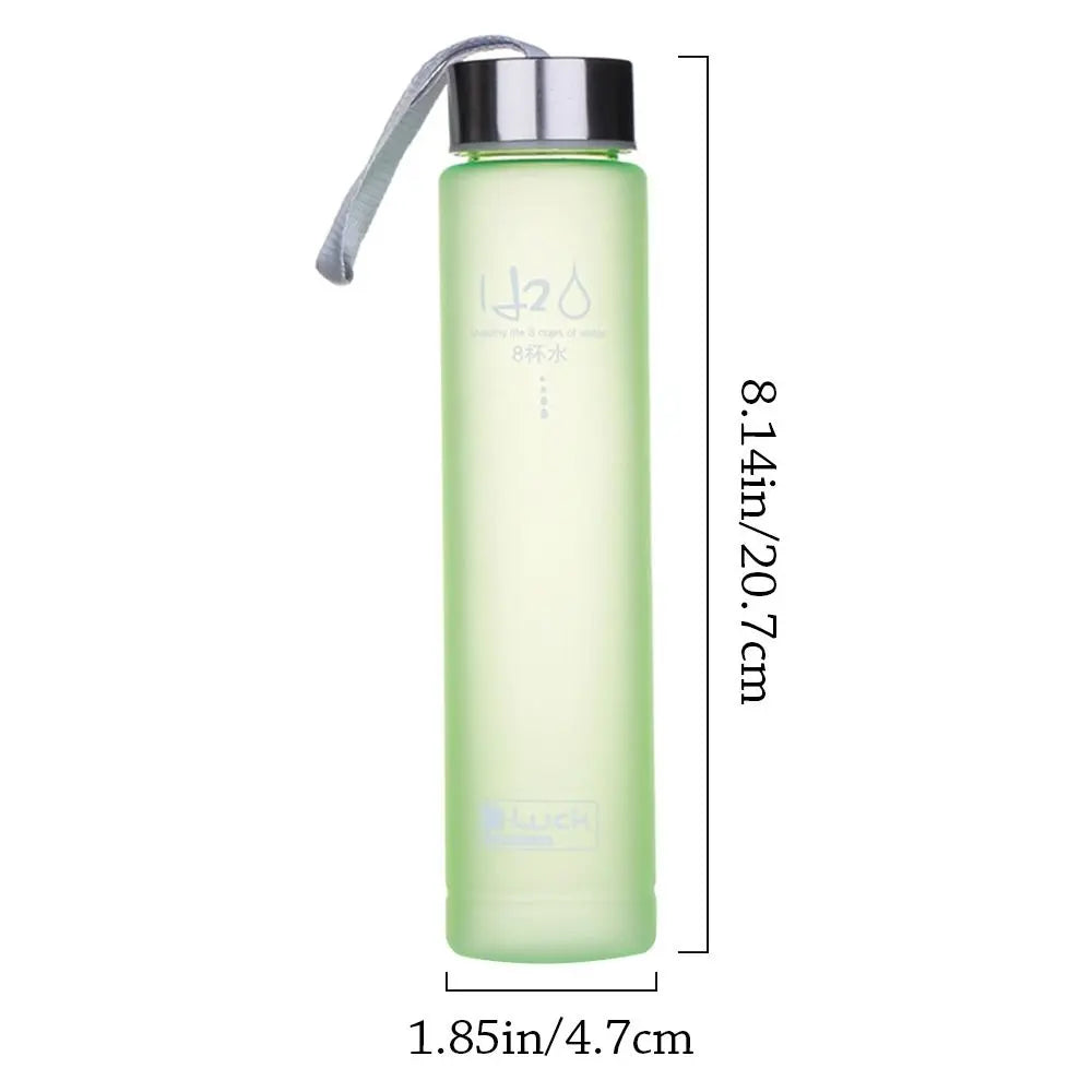 Bouteille d'eau conviviale rée en plastique pour filles et garçons, bouilloire de sport portable et étanche, 280ml