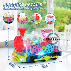 Train électrique jouet pour enfants tout-petits Train rampant avec son léger musique jouets éducatifs précoces jouets de Train pour enfants jouets pour bébés