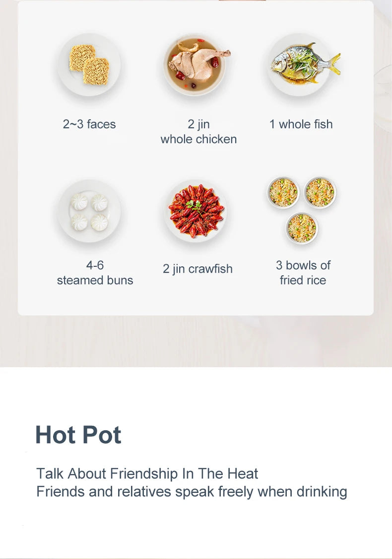 Cuiseur à riz électrique multicuiseur Pot multifonction Mini marmite poêle soupe appareils ménagers pour les Pots de cuisine offres 1-2 personnes