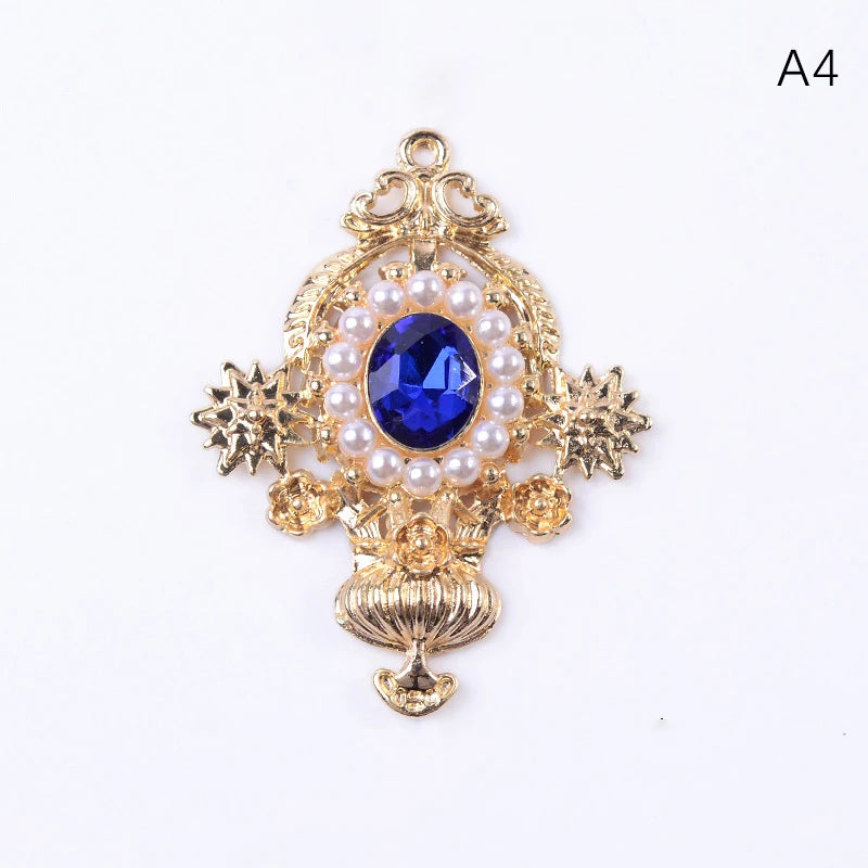 Accessoires de bijoux en alliage de diamant, pendentif de personnalité de mode, accessoires de cheveux de bricolage, matériel de boucles d'oreilles