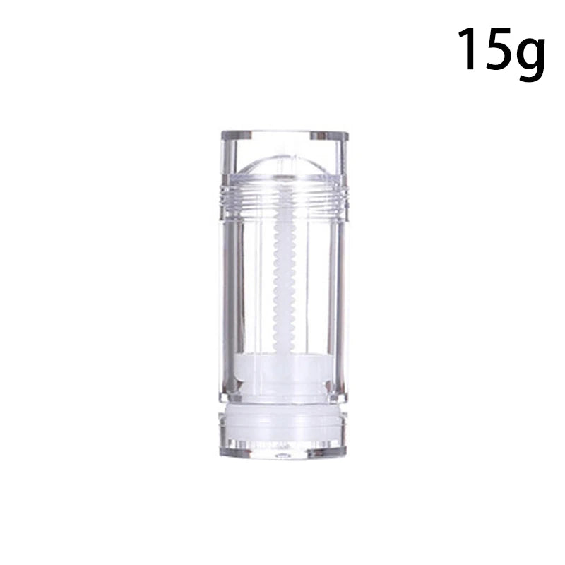Tube déodorant rond torsadé fait à la main, 15/30/50/75g, remplissage du fond, bâton de Blush vide, bâton de remplissage, conteneur déodorant de voyage