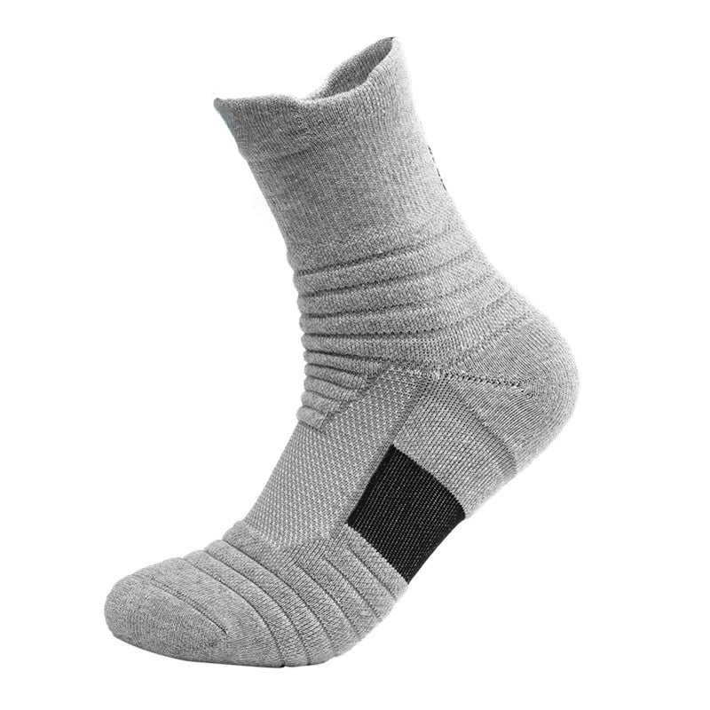 1/3 pairs of men's non-slip football socks, cotton socks, short and long tube, breathable and deodorizing sports socks, sizes 39-45