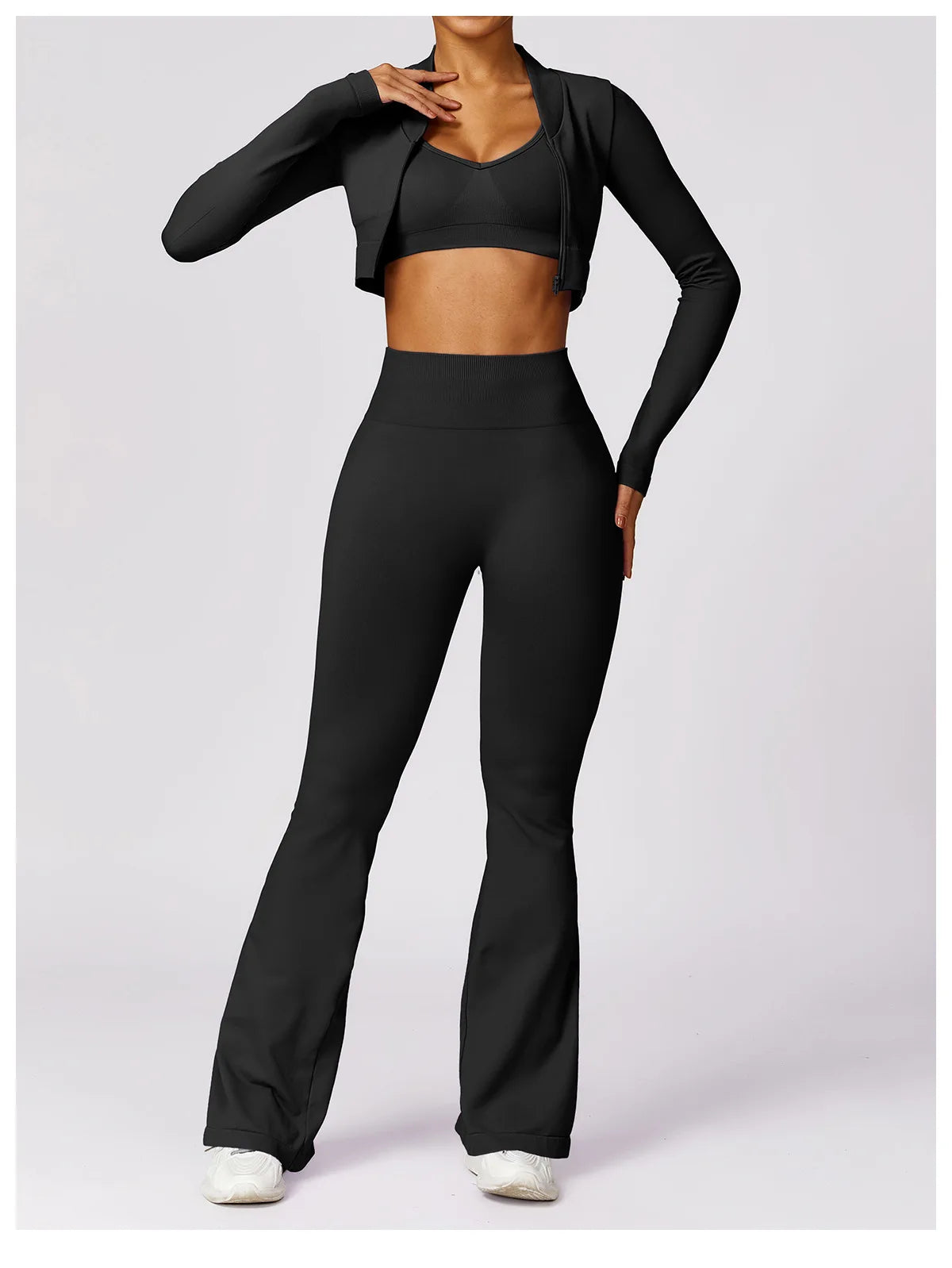 Leggings évasés sans couture pour femmes, pantalons évasés, pantalons de yoga, taille haute, pantalons à jambes larges, pantalons de sport évasés, vêtements de danse, entraînement de gym, fitness