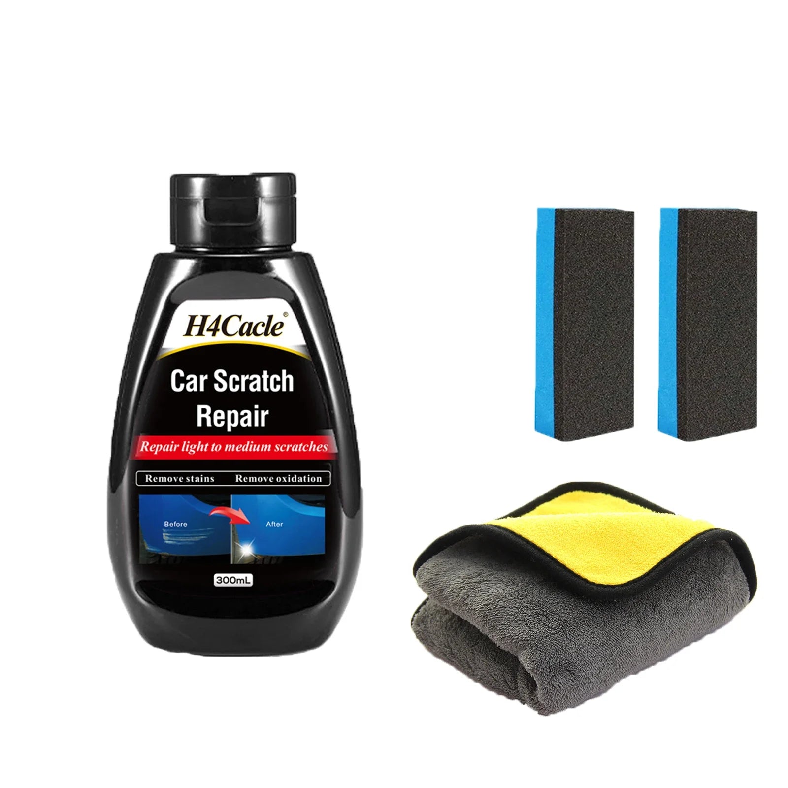 Car scratch repair cream, paint, scratch polishing, car care, restoration, car scratch remover varnish