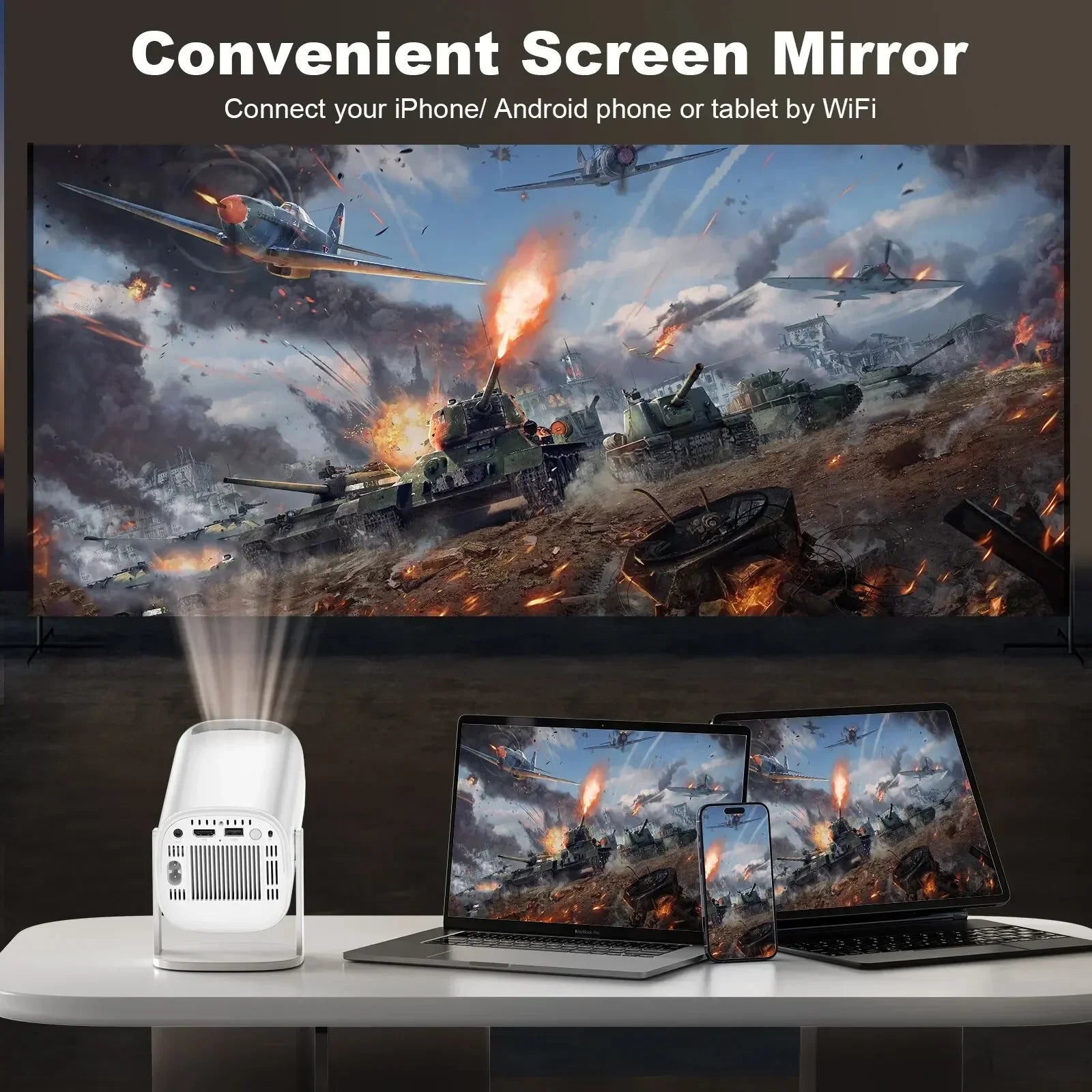 Projecteur de jeu 3D P30MAX, Console de jeu vidéo rétro, contrôleur sans fil 4K ULTRA HD, plug and play, Android11 BT5.0, cinéma maison 720P