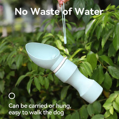 ROJECO-Bouteille d'eau pour chien et chat, en silicone souple, portable, pliable, pour voyage