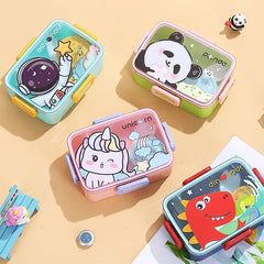 Boîte à déjeuner mignonne pour enfants, filles et garçons, avec compartiments, boîte à Bento, étanche, boîtes à collation alimentaires pour enfants, nouvelle collection 2024