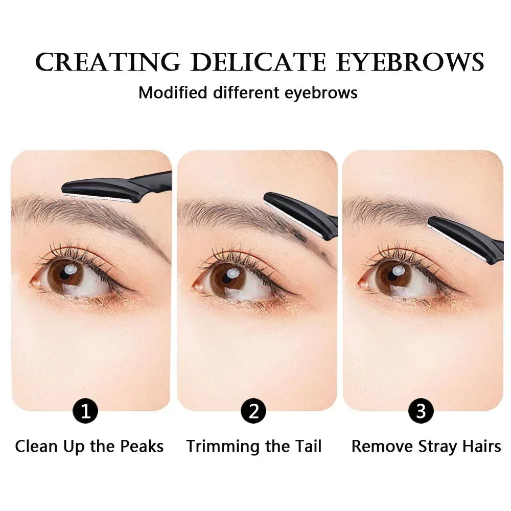 Eyebrow razor, knives, makeup tools, portable facial razor, epilator, eyebrow trimmer, eye razor blades