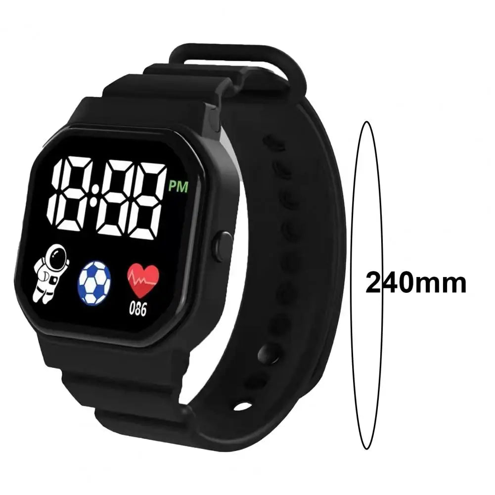 Montre de Sport pour enfants, numérique, Spaceman, bracelet en Silicone, étanche, électronique, cadeaux pour garçons et filles