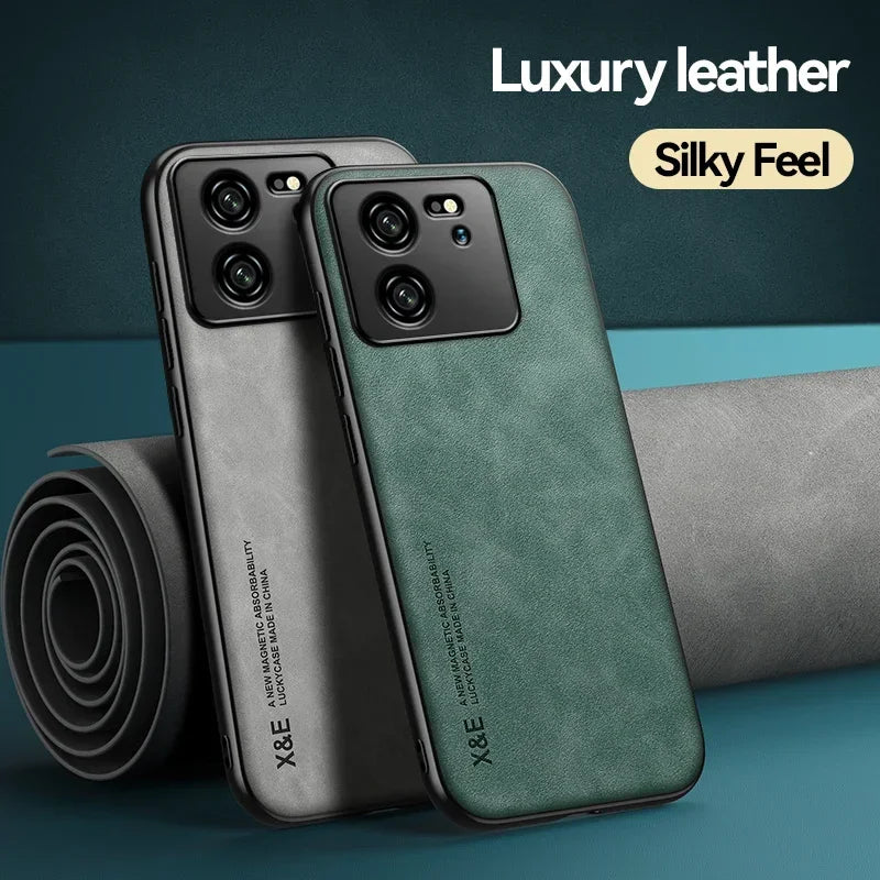 Coque antichoc pour Xiaomi 13T Pro, housse de protection, support magnétique intégré pour voiture, Mi 14 12 12T 11T 11 10T, Coque de téléphone Fundas