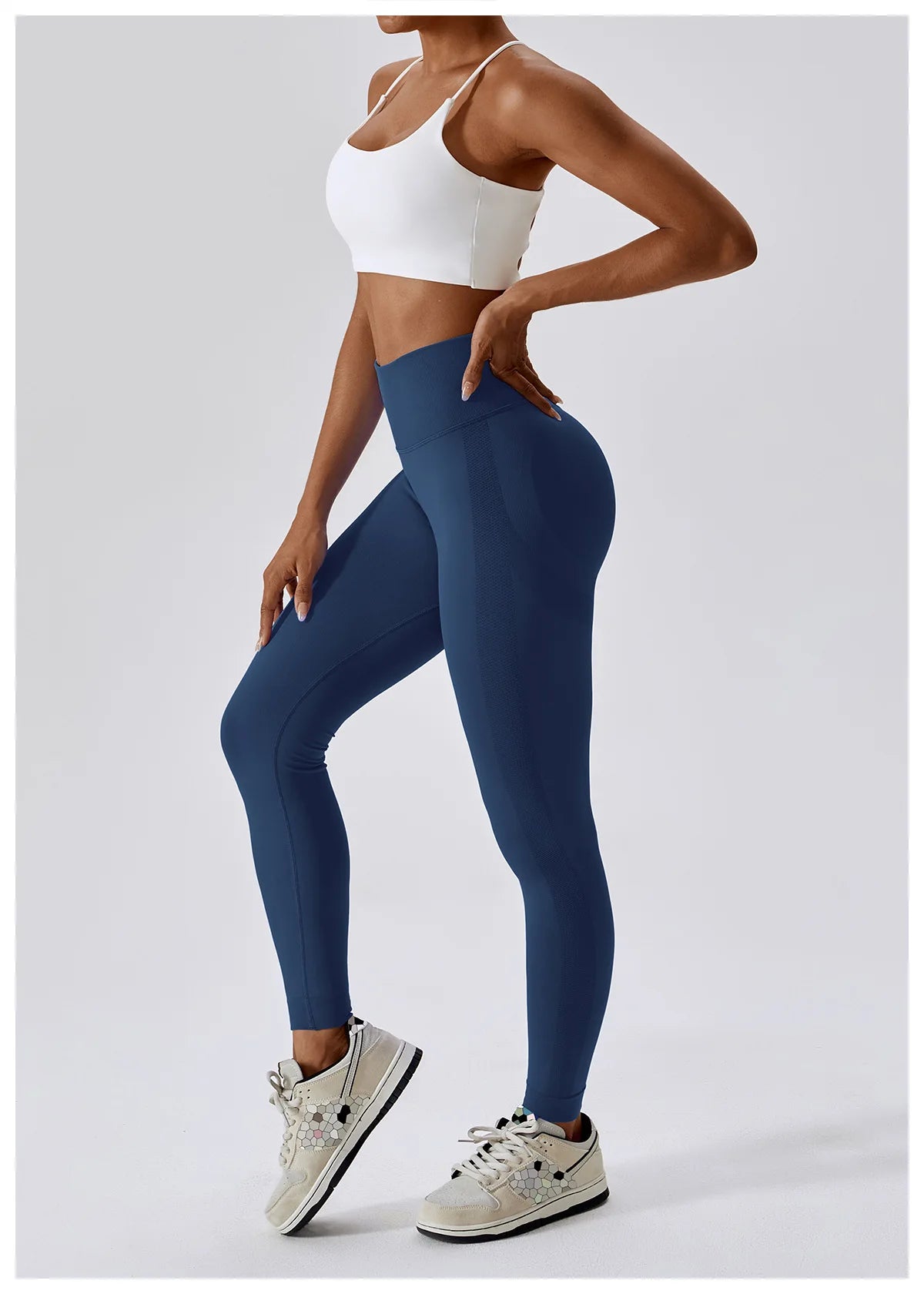 Leggings de Yoga femmes Fitness course taille haute pantalon mince Push Up Sport Scrunch fesses Legging gymnastique athlétique Jogging entraînement femme