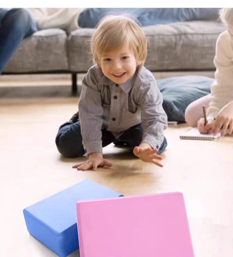 Blocs de gymnastique EVA, brique en mousse, exercice d'entraînement, Fitness, outil de danse, traversin de Yoga, coussin d'étirement, façonnage du corps, blocs de Yoga