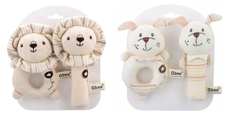 Hochets pour bébé doux dessin animé mignon en peluche animaux hochets jouets enfant clochettes éducatives doux enfant en bas âge bébé confort jouets игрушки для