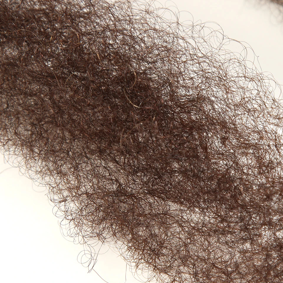 Tresses torsadées de couleur naturelle QVR, cheveux brésiliens Remy sans trame, Afro crépus, en vrac, pour tressage, 1 paquet de 50 g/pièce