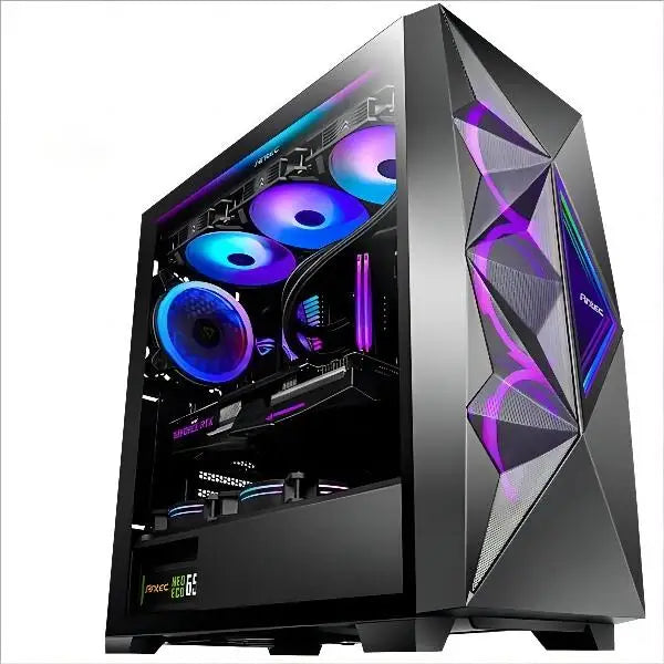 PC de jeu avec processeur A8-7680/512G SSD/16GB RAM 3200 mo DDR3/Windows 11 HD graphiques blanc pc gamer jeu mini pc