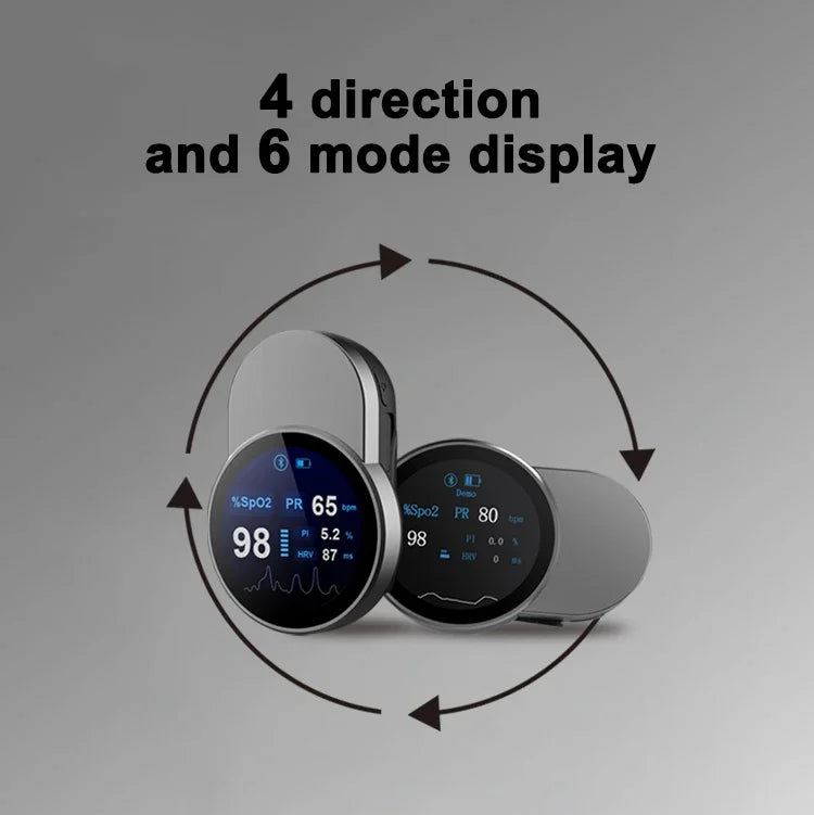 Oxymètres numériques spo2 à transmission sans fil Bluetooth, Clip de doigt, oxymetro rechargeable, usb, oxymètre de pouls Bluetooth