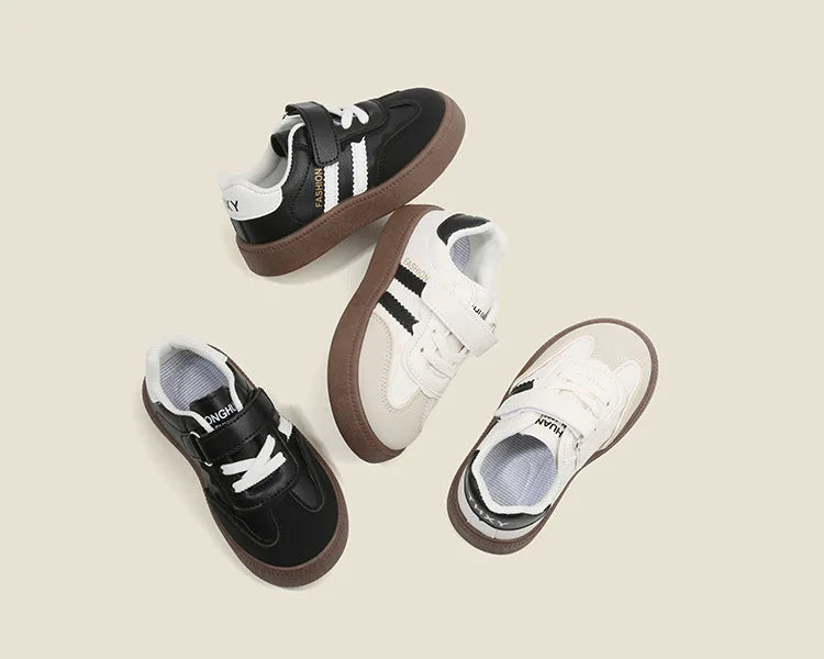 Chaussures de skate décontractées unisexes pour enfants, baskets blanches pour filles, chaussures en toile pour garçons, chaussures de sport pour enfants, nouvelle mode, printemps 2024