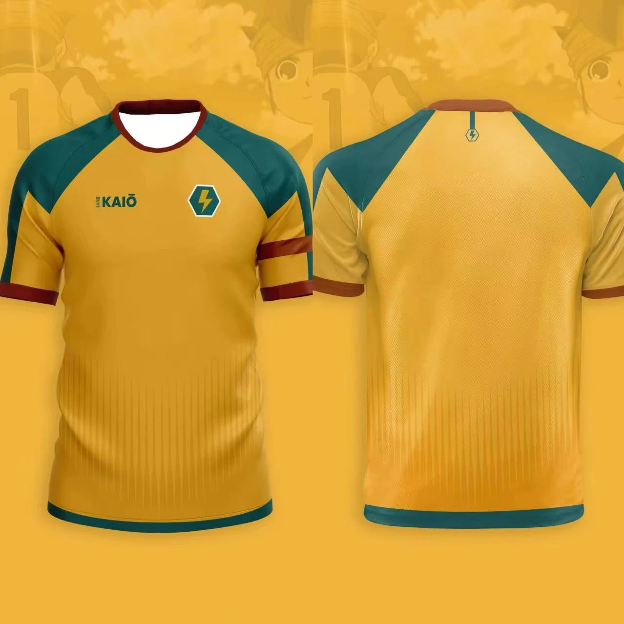 Jersey Anime Football Inama onze Joint impression 3D T-shirt hommes femmes mode surdimensionné à manches courtes hauts t-shirts vêtements de moto