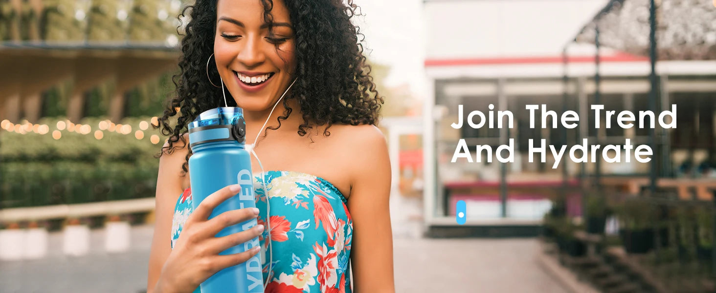 Bouteille d'eau de 32oz bouteille d'eau de Sport de motivation bouteilles de boisson étanches Sports de plein air bouilloire de voyage bouteille d'eau potable