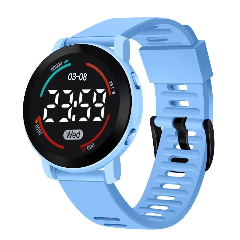 Montres pour enfants mode montres numériques pour enfants étanche Sport LED montre-bracelet électronique Simple garçons filles étudiant horloge