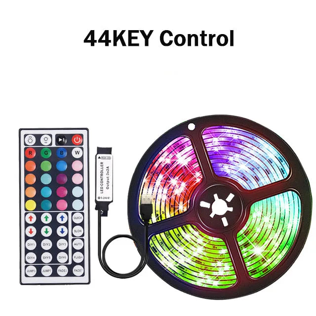 1-30M 5V RGB USB LED Strip Light, DIY, Color Changing, Flexible Strip, Diode, LED Light for Room Decoration, Lighting