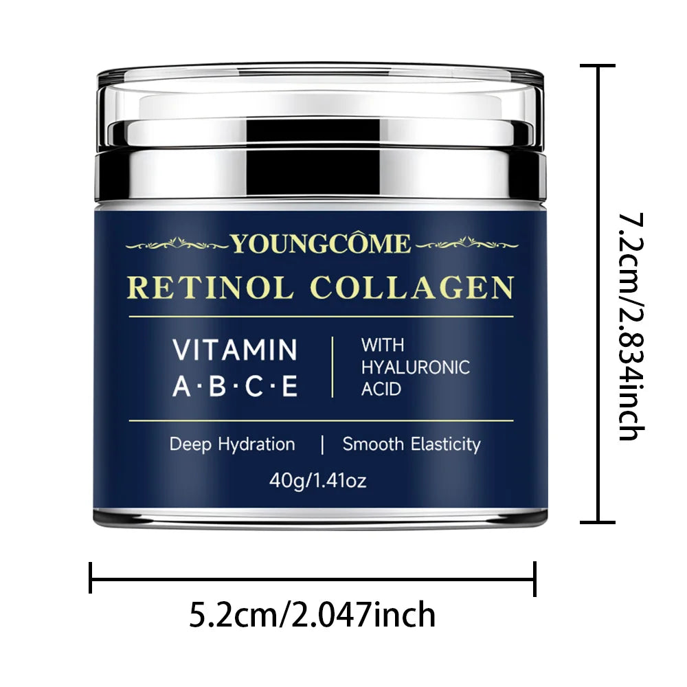 Crème anti-âge raffermissante et liftante, estompe les ridules, blanchissante, éclaircissante, soins de la peau, cosmétique au collagène de rétinol, déformable, remodelé