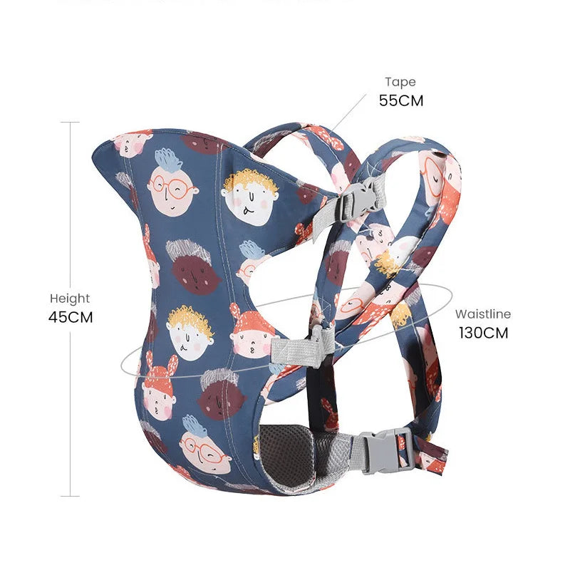 Porte-bébé avant, tabouret de taille horizontal, réglable, ergonomique, pour nouveau-né, articles multifonctionnels et respirants pour bébés