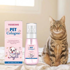 Spray désodorisant pour chien, élimination des odeurs, désodorisant naturel, parfum de Cologne longue durée pour chiens et chats, contrôle des odeurs, produit de nettoyage