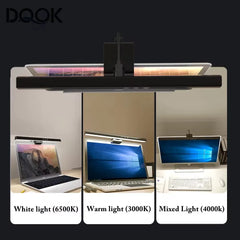 Lampe de bureau à barre LED pour écran LCD d'ordinateur portable, lampe de table, lampe d'étude, lampe de lecture, écran LCD