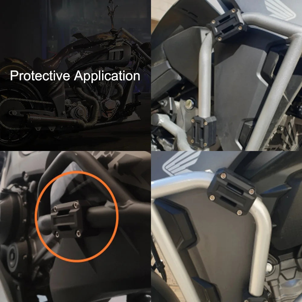 Blocs de protection de pare-chocs de moteur adaptés pour 22/25/28mm pour Honda, bloc décoratif, barre de protection de moteur de moto
