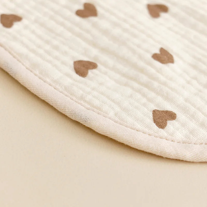 Bavoirs en gaze en forme de U pour bébé, 6 couches, serviette de salive en coton, tissus pour nouveau-né, écharpe Bandana pour garçon et fille, bavoir d'alimentation, nouvelle collection