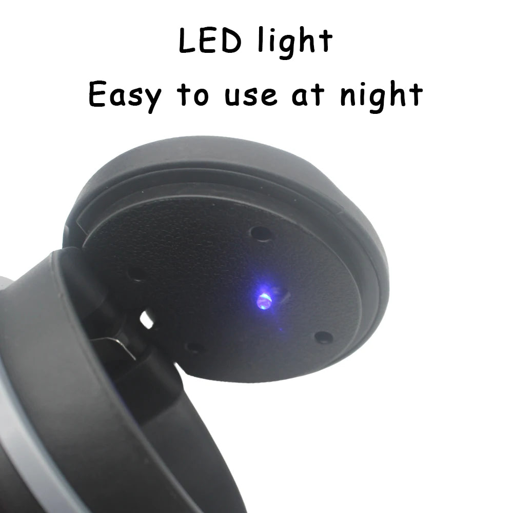 Cendrier de voiture Portable LED avec indicateur lumineux automatique, porte-cendres de Cigarette créatif, tasse, porte-gobelet de voiture, accessoire, 1 pièce