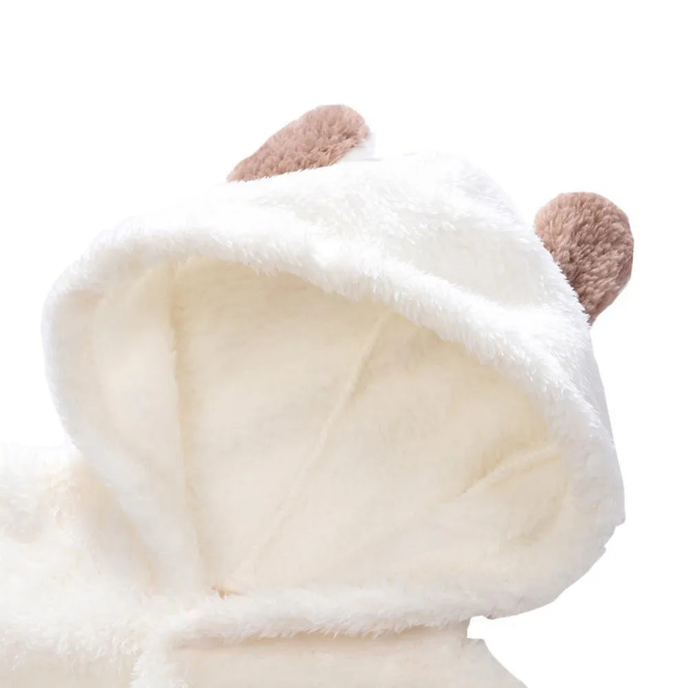 Nouveau-né bébé barboteuses hiver chaud polaire Bebe garçons fille Costume infantile filles vêtements Animal ensemble bébé combinaisons tenue de noël
