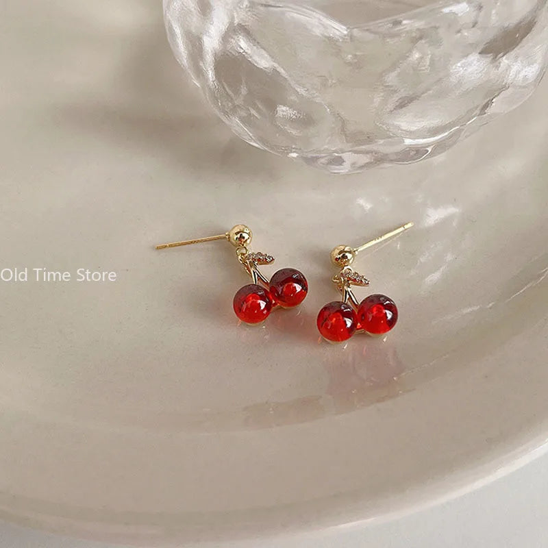 Collier de personnalité pour femme, bijoux de mariage, cadeaux d'anniversaire, vin rouge, aucun pendentif couleur or, ensemble de boucles d'oreilles, mode