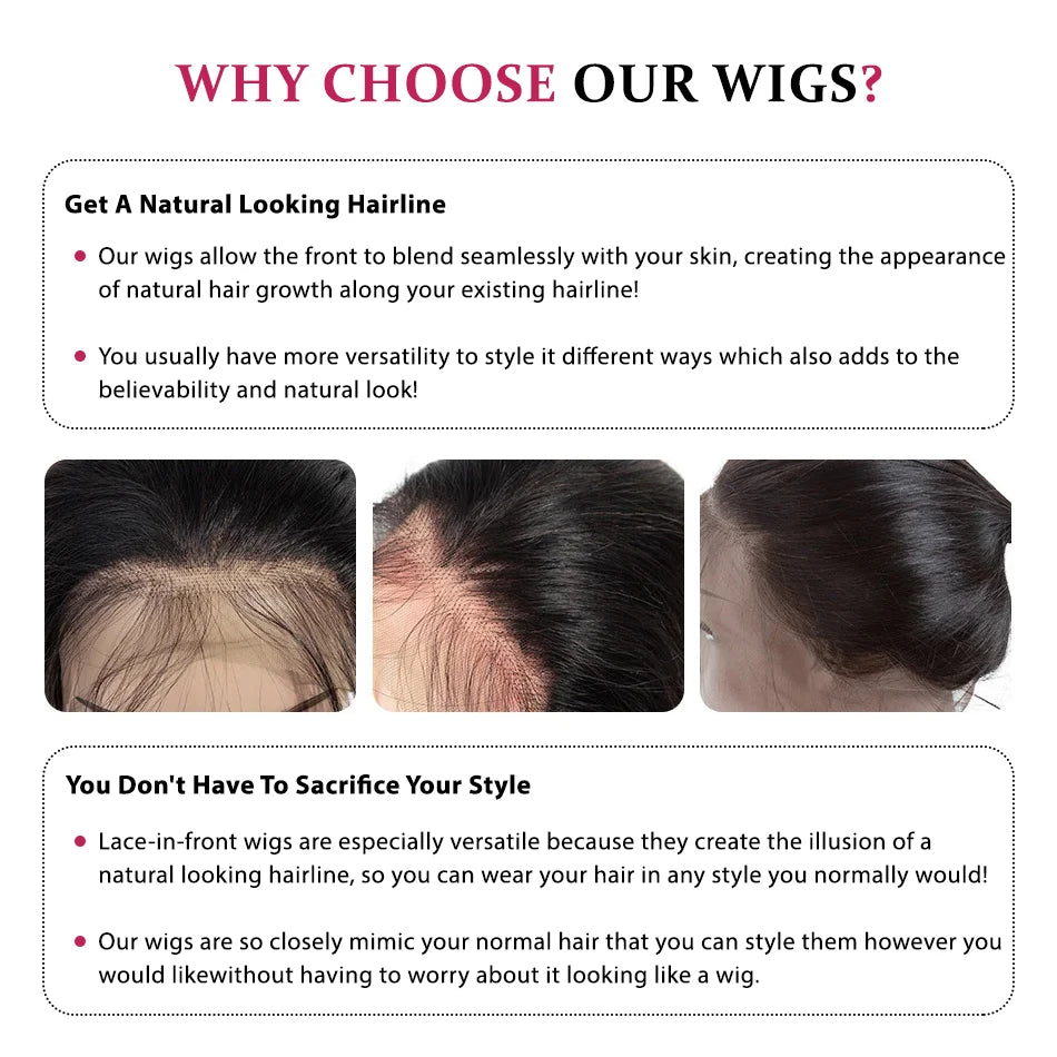 Perruque Lace Frontal Wig Body Wave de couleur rouge, cheveux naturels bordeaux, 13x4, 13x6, pre-plucked, pour femmes